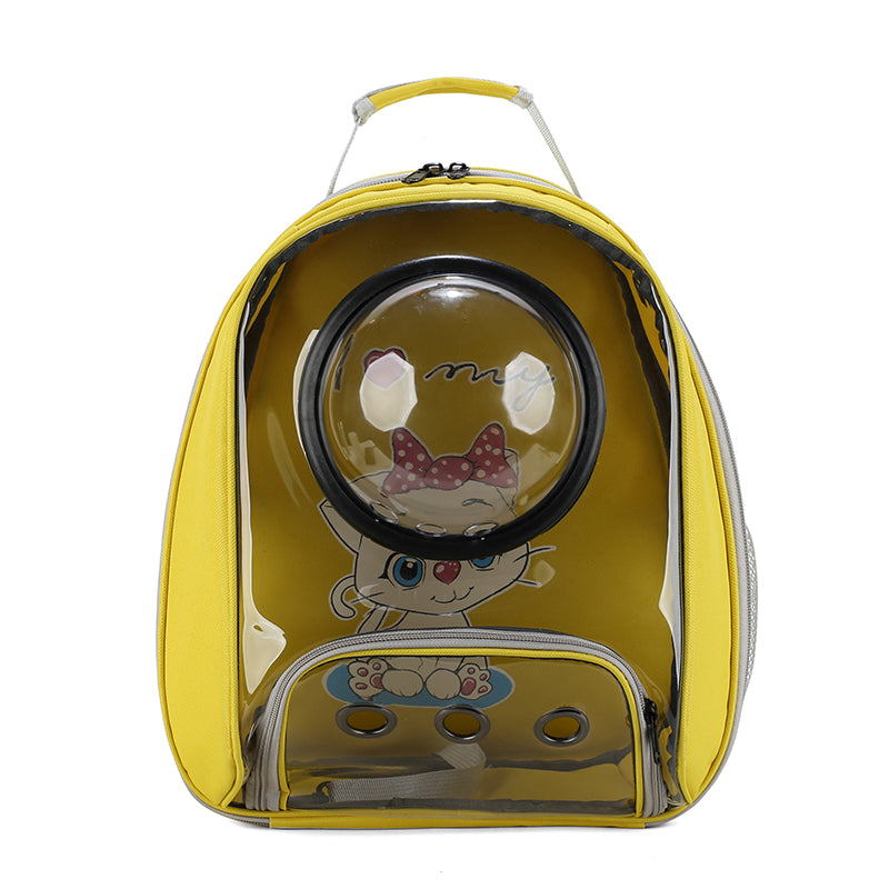 Fashionable Transparent Pet Bag - Travel Backpack Bags