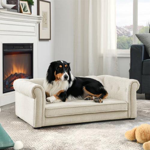 Elegant Rectangular Pet Bed For Medium And Large Pets