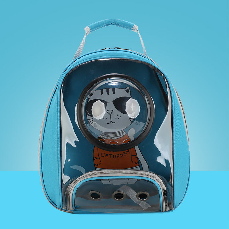Fashionable Transparent Pet Bag - Travel Backpack Bags