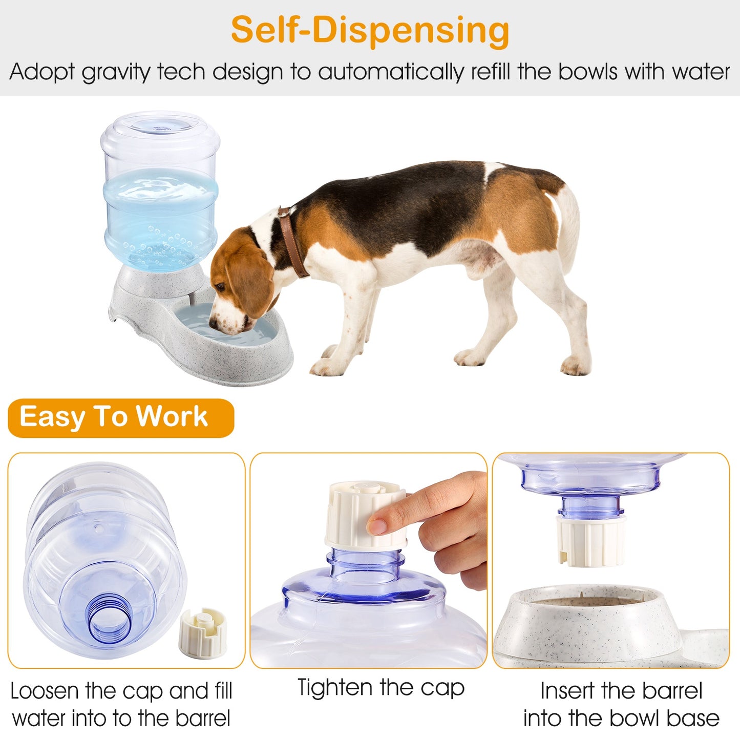 1Gal Pet Water Dispenser