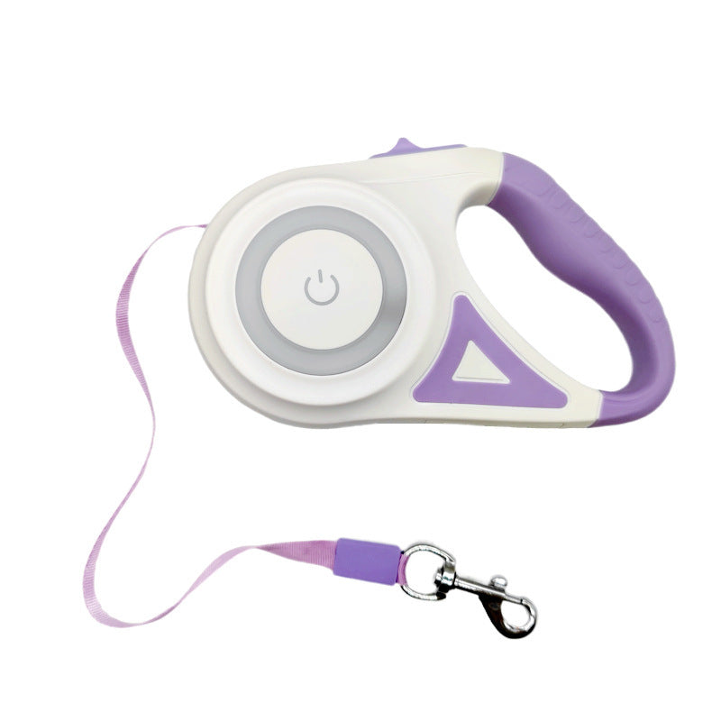 LED light pet leash