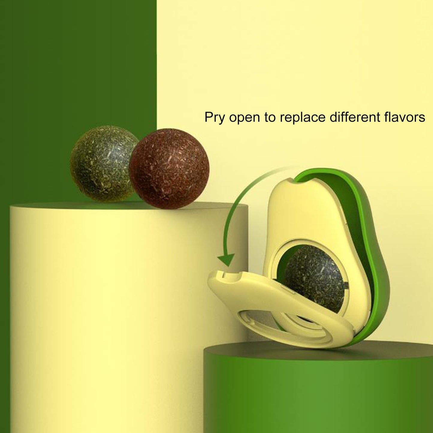 Cute Avocado Catnip Toys / Teeth Cleaning Toy