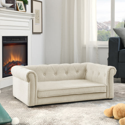 Elegant Rectangular Pet Bed For Medium And Large Pets