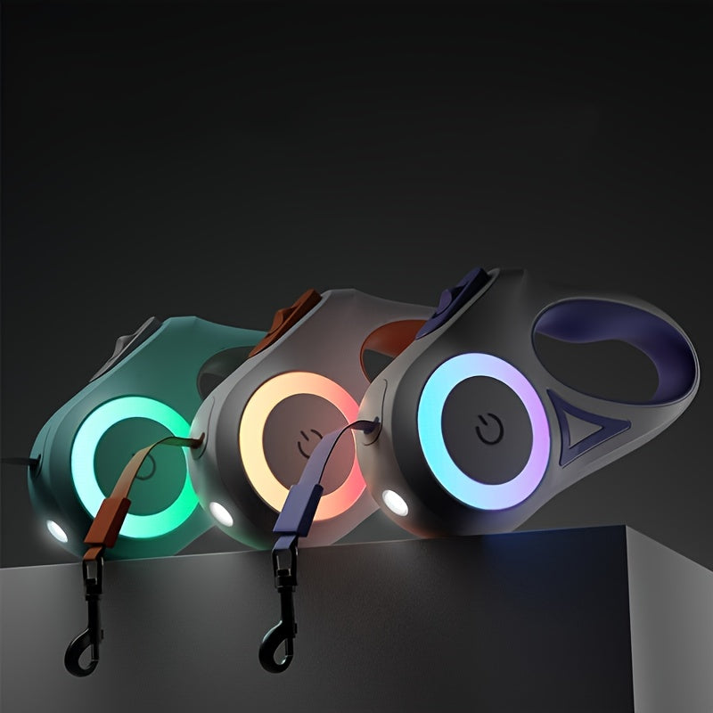 LED light pet leash