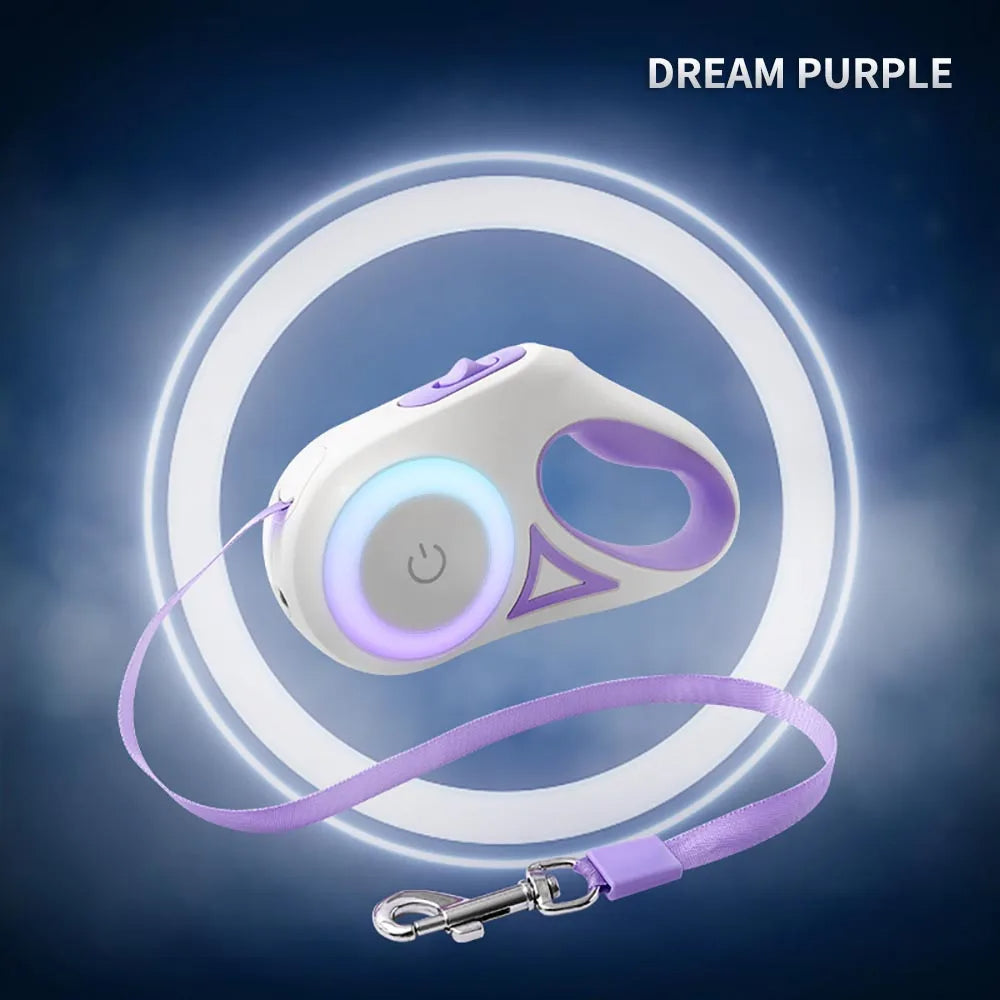 LED light pet leash
