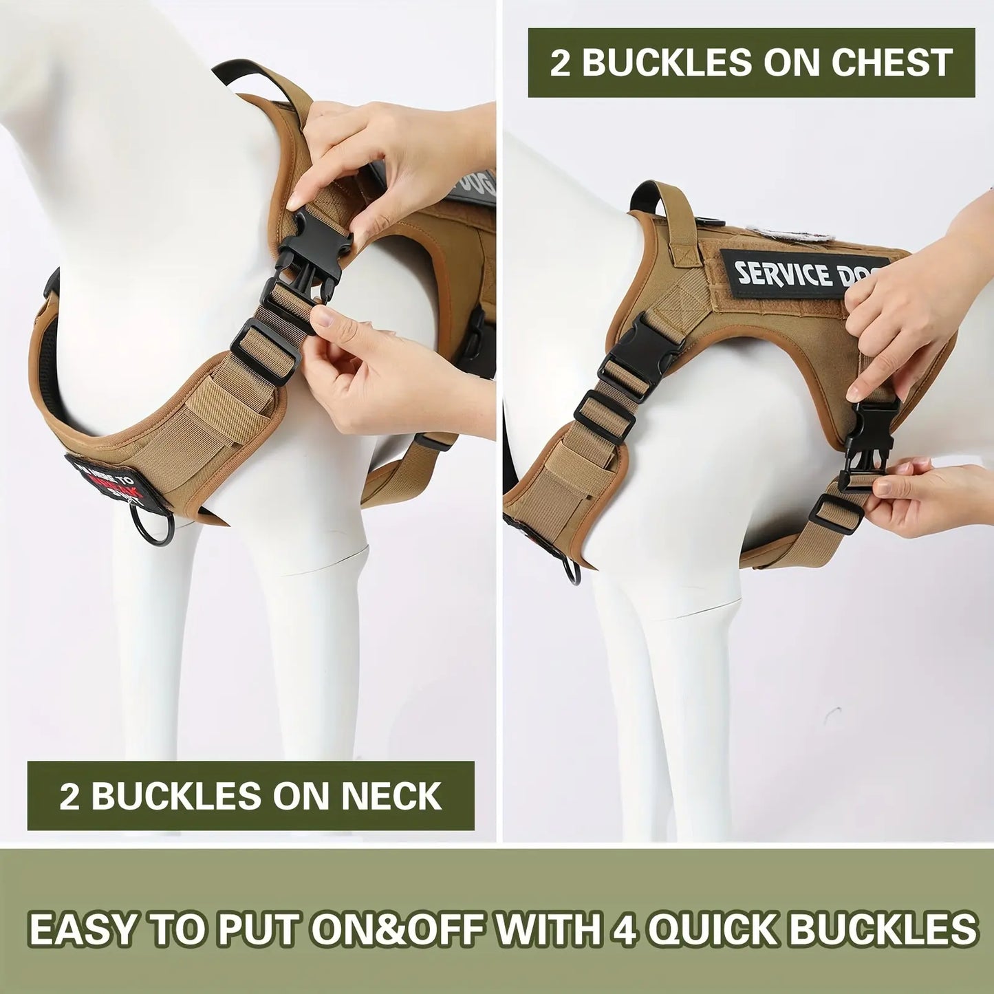 Dog Harness Vest ( adjustable )