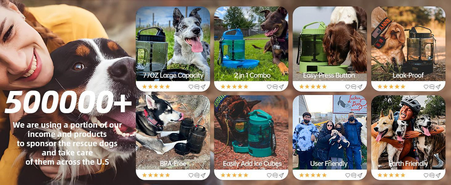 Portable Pull-out Water Bowl
