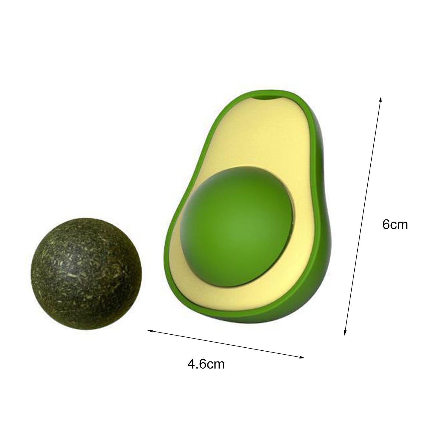 Cute Avocado Catnip Toys / Teeth Cleaning Toy