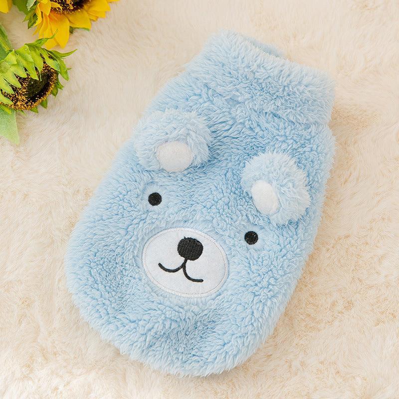 Cozy Bear Fleece Patch Two-Legged Pet Apparel