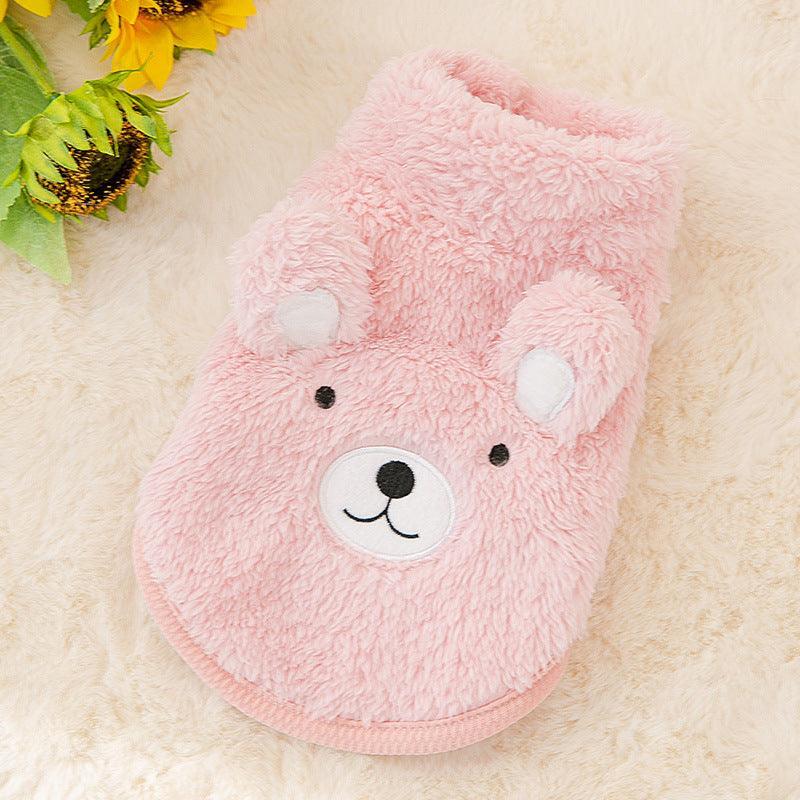 Cozy Bear Fleece Patch Two-Legged Pet Apparel