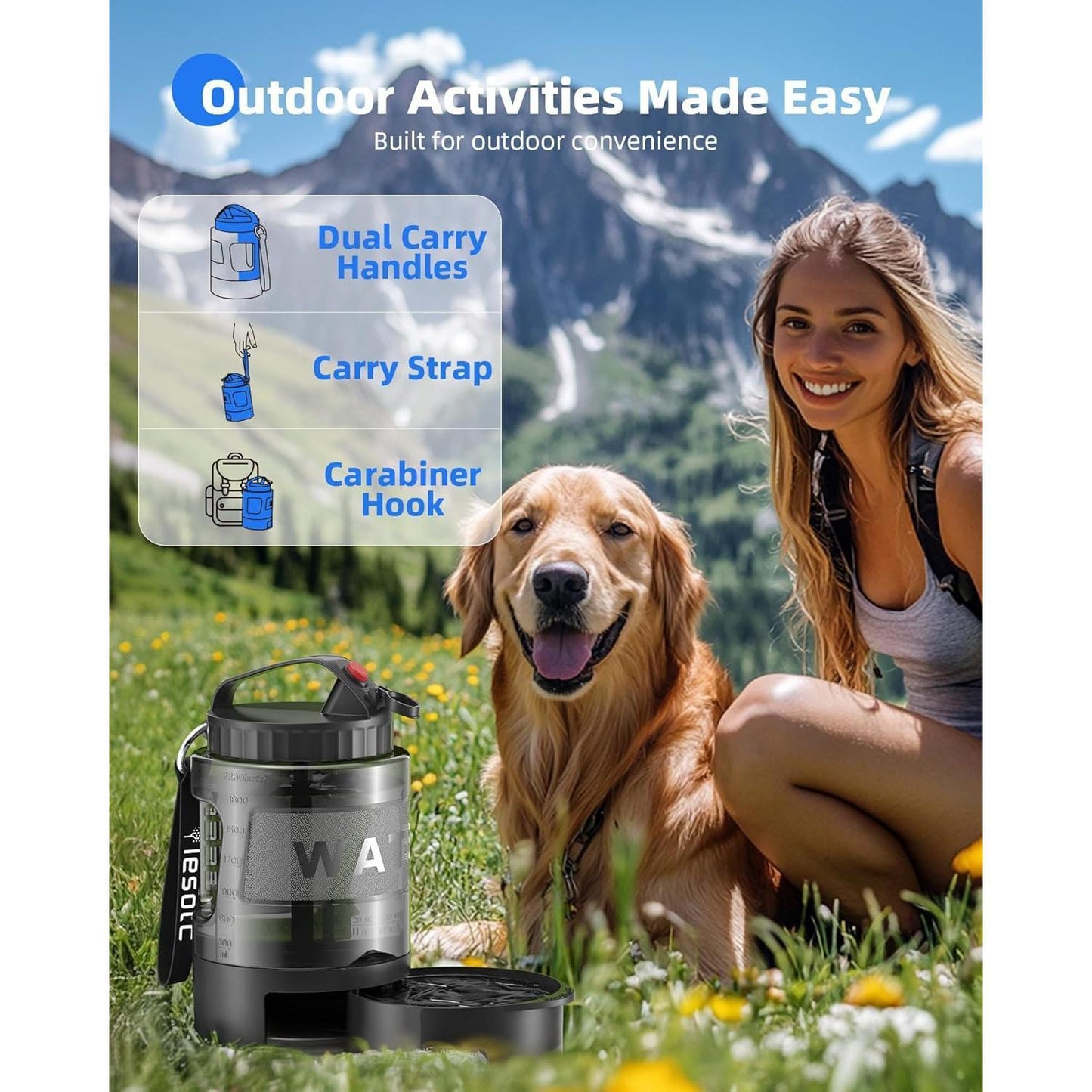 Portable Pull-out Water Bowl