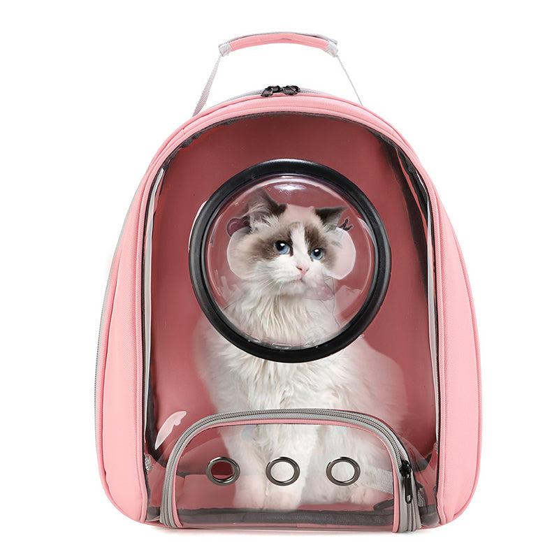Fashionable Transparent Pet Bag - Travel Backpack Bags